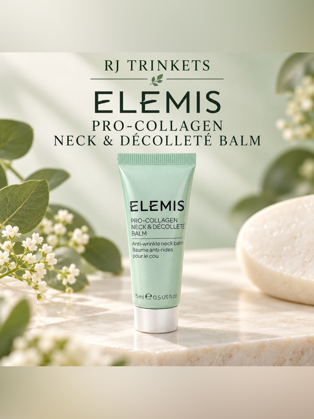 ELEMIS Pro-Collagen Neck & Décolleté Balm — Mint Green